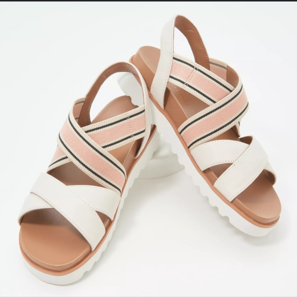 Aerosoles platform scrappy sandals size 9